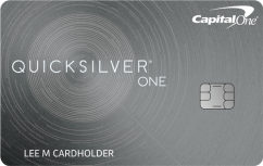 Capital One® QuicksilverOne® Cash Rewards Credit Card
